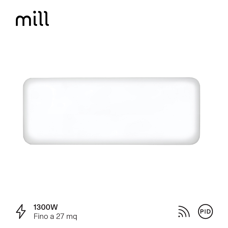 Alternative view of Termoconvettore a Parete Mill Invisible 1300W - GEN 4
