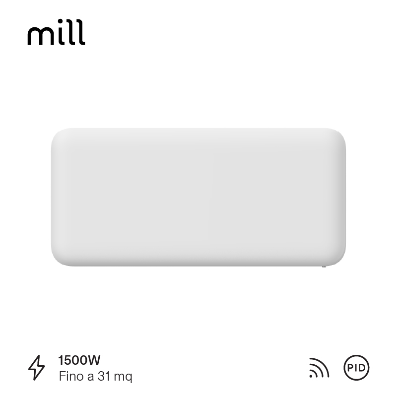 Alternative view of Termoconvettore a Parete Mill Invisible 1500W - GEN 4