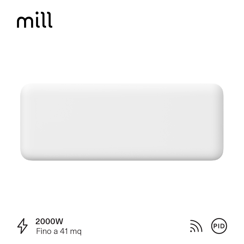 Alternative view of Termoconvettore a Parete Mill Invisible 2000W - GEN 4